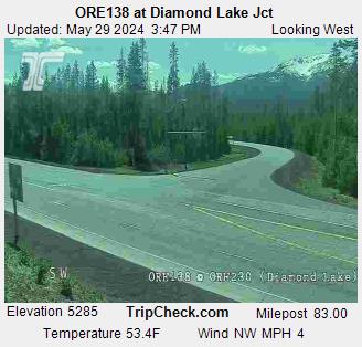 ORE138 at Diamond Lake Jct